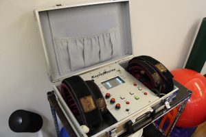 加圧トレーニングの空圧の機械の写真