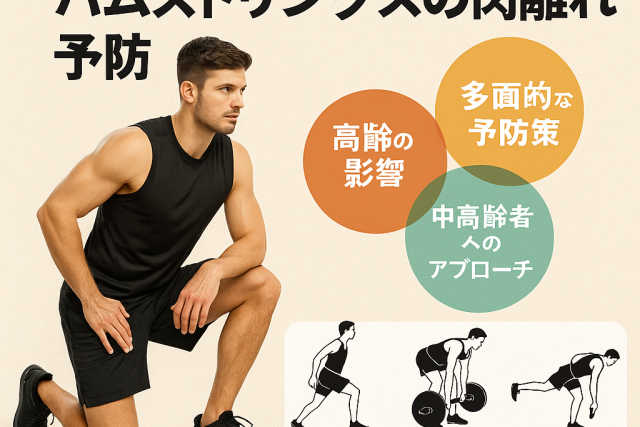 運動会等におけるハムストリングスの肉離れ予防のモデル画像